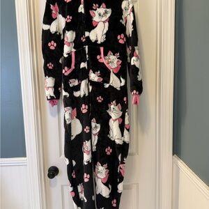 Disney Marie fuzzy onesie